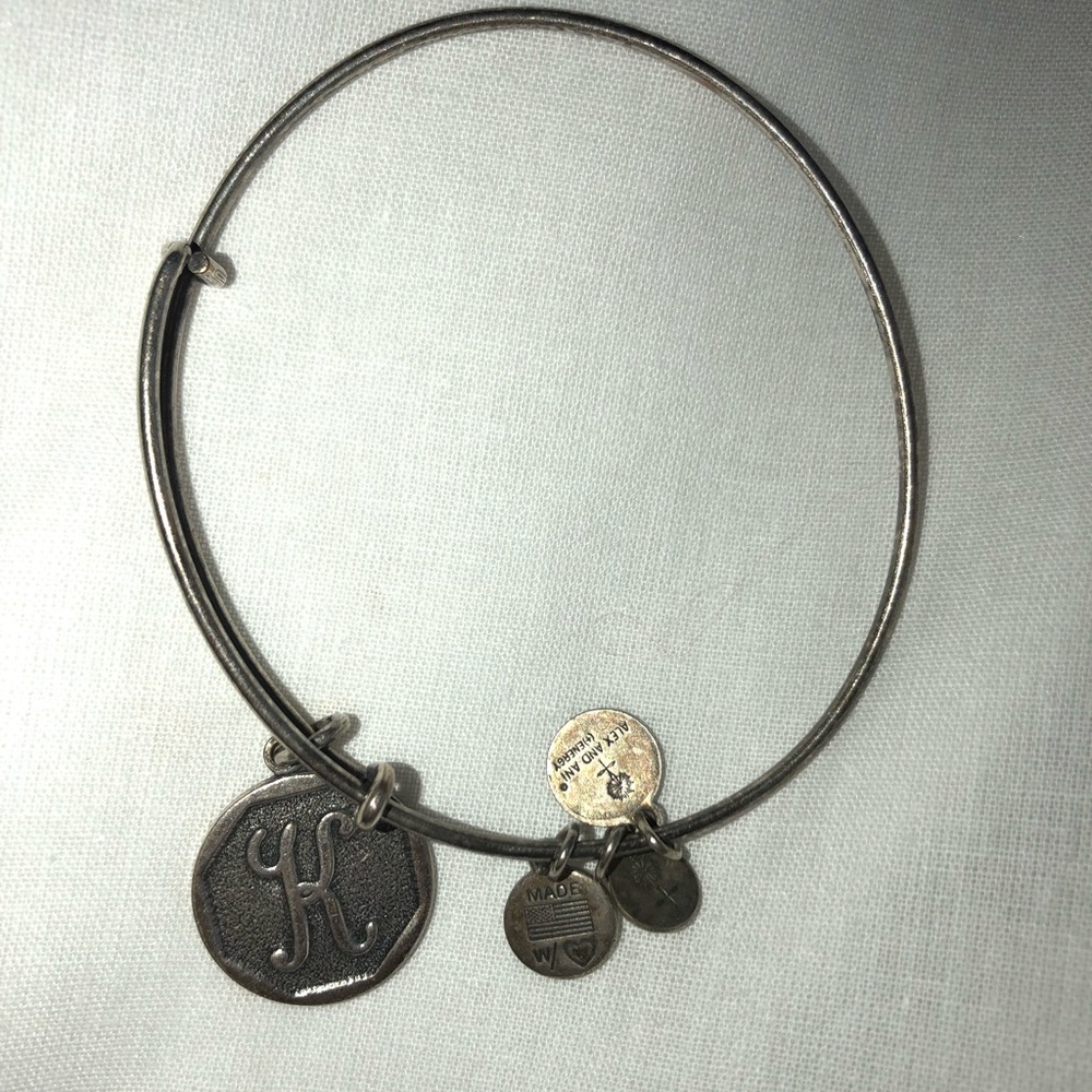 Alex and Ani "K" Pendant
